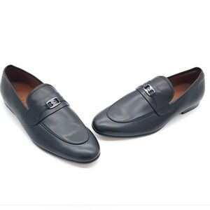 Coach Men's Tanner Black Loafer Slip On Dress Logo Shoe Size 11.5